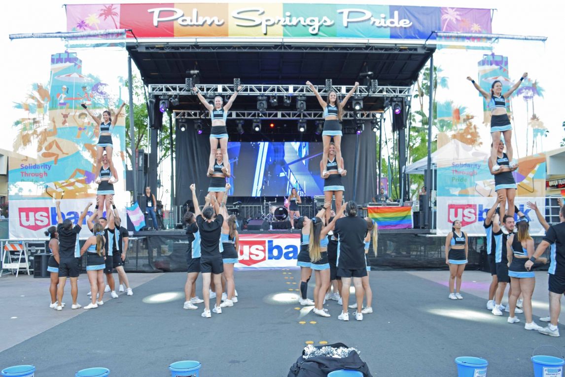 Palm Springs Pride 2016   Cheer LA Towers small